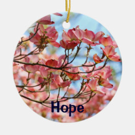 Kado's hopen hangende ornamenten Roze Dogwood Boom