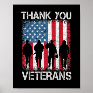 Kado's Veteranen Dag Bedankt Veteranen Trots Poster