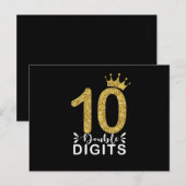 Kado's voor 10-jarige meisjes met dubbele cijfers  briefkaart (Voorkant / Achterkant)