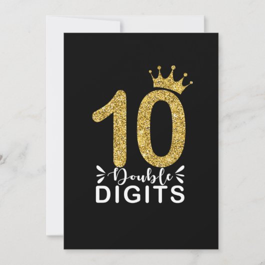 Kado's voor 10-jarige meisjes met dubbele cijfers  kaart (Voorkant)