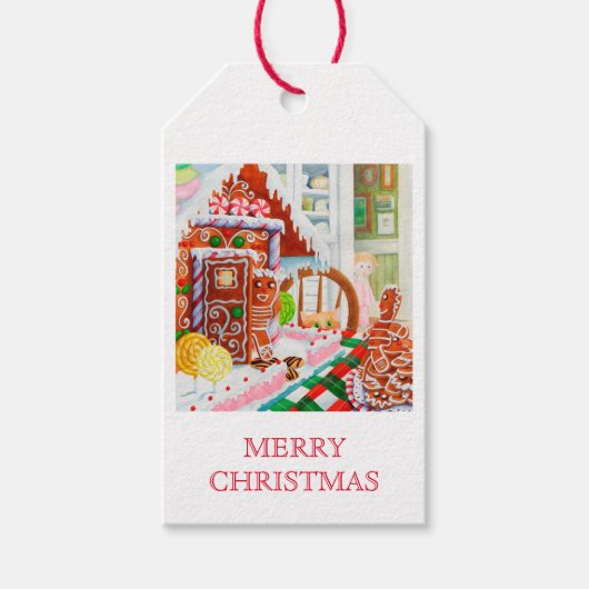 KADOTAGS VOOR GINGERBREAD SURPRISE CADEAULABEL (Voorkant)