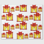 Kadoverpakkings papier Kerstmis (Vlak)