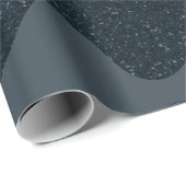 Kadoverpakkings papier met houtskoolinktspatten - (Rol Hoek)