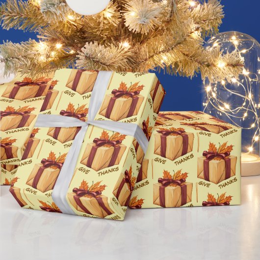 Kadoverpakkings papier voor Thanksgiving (Feestdagen)