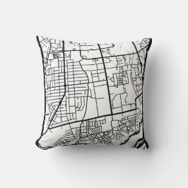 Kaduna Nigeria City Map Kussen