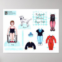 Kady en Maxine Papier Doll Set - Afspelen of Displ