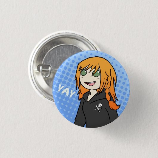 Kaede Button (Voorkant /achterkant)