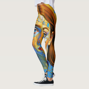 “Kaela” - Patroon van een Verleden Leggings