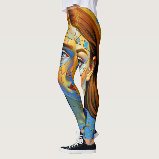 “Kaela” - Patroon van een Verleden Leggings (Links)