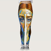 “Kaela” - Patroon van een Verleden Leggings (Voorkant)