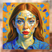“Kaela” - Patroon van een verleden Raamsticker (Vel 2)
