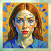 “Kaela” - Patroon van een verleden Raamsticker (Vel 3)
