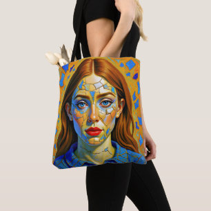 “Kaela” - Patroon van een verleden Tote Bag