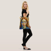 “Kaela” - Patroon van een verleden Tote Bag (Op model)
