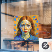 “Kaela” - Pattern of a Past Raamsticker (Cafe Raam)
