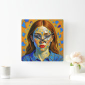 “Kaela” - Pattern of a Past Vierkante Klok (Huis)