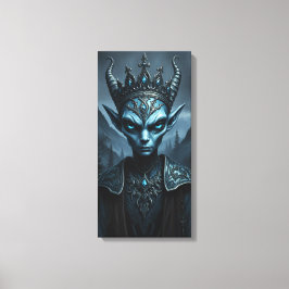 Kael'Thar de Leegtekoning Donkere Fantasie Canvas Afdruk