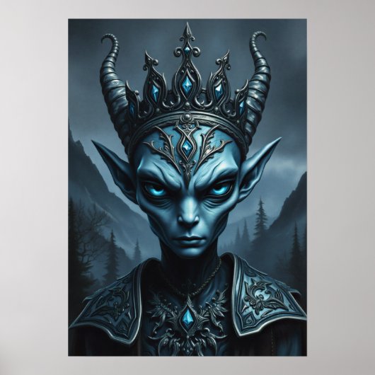 Kael'Thar de Leegtekoning – Poster voor donkere fa (Voorkant)