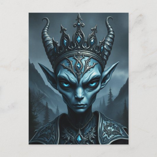 Kael'Thar Void King - Gotische Donkere Fantasy Ans Briefkaart (Voorkant)
