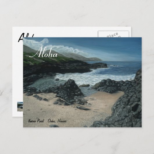 Ka'ena Point Post Card Briefkaart (Voorkant / Achterkant)