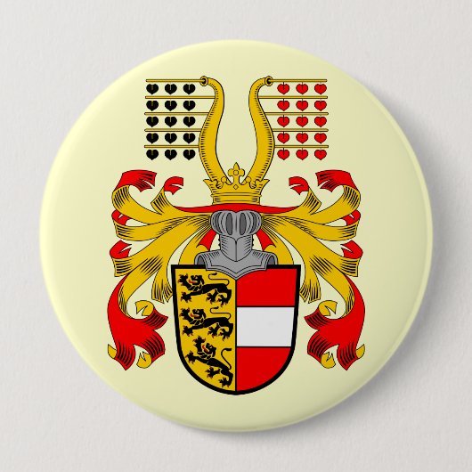 Kaernten, Oostenrijk Ronde Button 4,0 Cm (Voorkant)