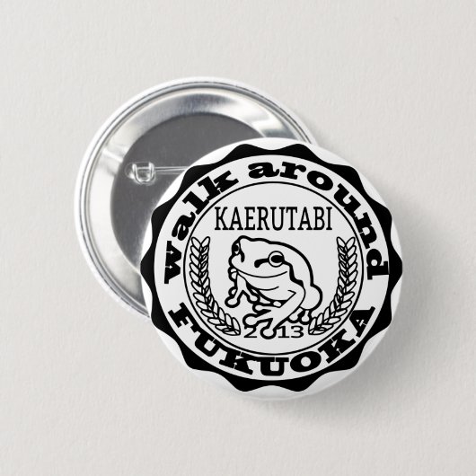 KAERUTABI 缶バッチ RONDE BUTTON 5,7 CM (Voorkant /achterkant)