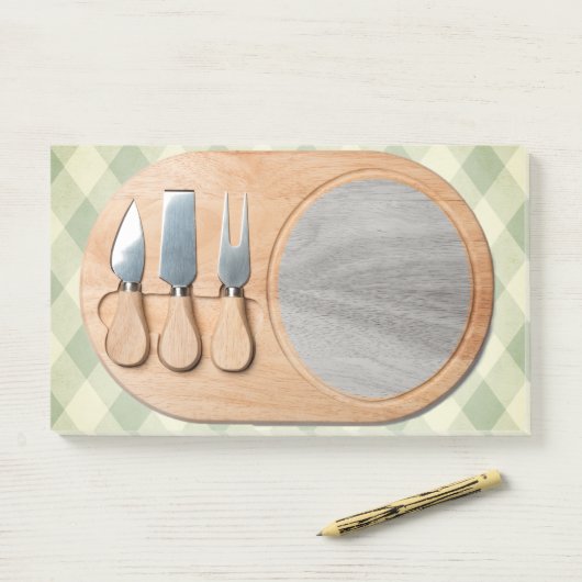 Kaeseboard Charcuterie Set Post-it® Notes (Op bureau)