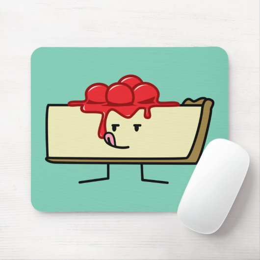 Kaesecake-likkerkersen voor het plukken van pastei muismat (Met muis)