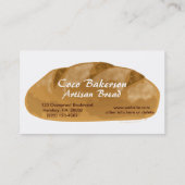 Kafel van Visitekaartjes van Artisan Bread Bakery (Achterkant)