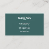 Kafelvisitekaartjes Visitekaartje (Achterkant)