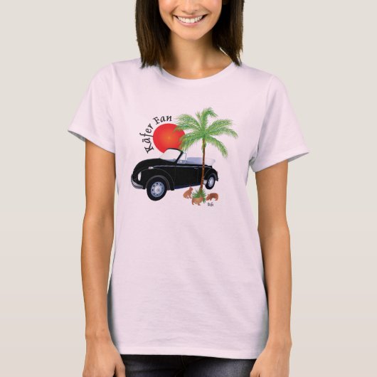 Käfer Cabrio T-Shirt (Voorkant)