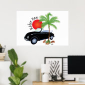 Käfer Cabriolet 1972 Poster (Thuiskantoor)