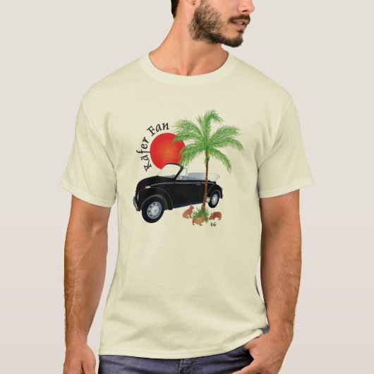 Käfer Cabriolet 1972 T-Shirt (Voorkant)