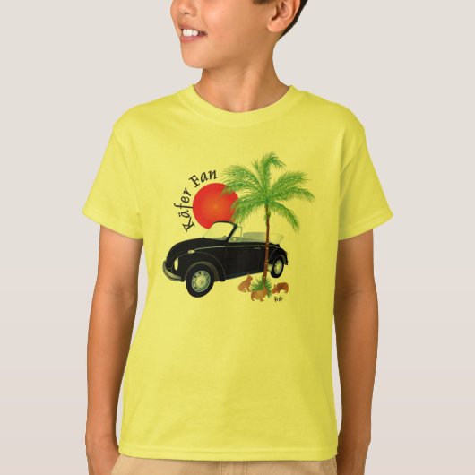 Käfer Cabriolet T-Shirt (Voorkant)
