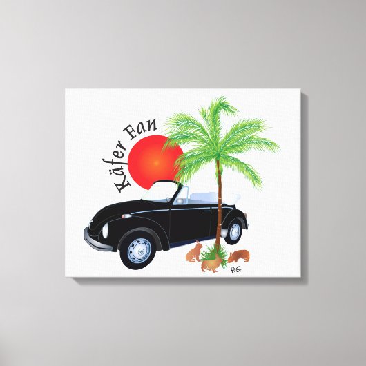 Käfer Fan Canvas Afdruk (Voorkant)
