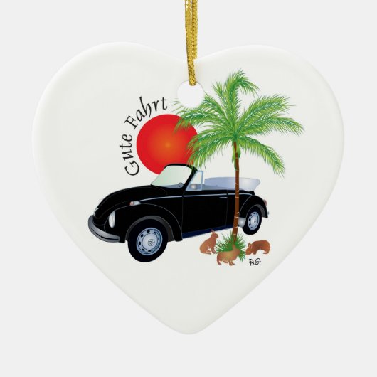 Käfer Gute Fahrt Ornament (Voorkant)