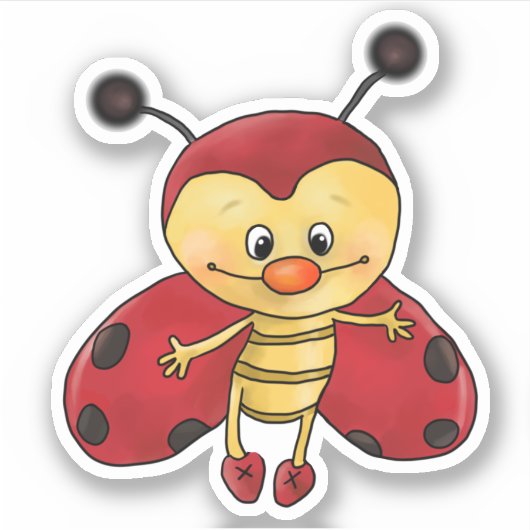 Käfer Karlchen Sticker (Voorkant)