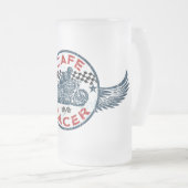 Kaff racer matglas bierpul (Voorkant rechts)