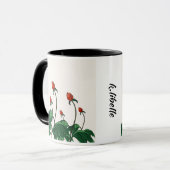 KAFFE TASSE,TEE.MILCH BECHER.TEXT,NATUR MUSTER MOK (Voorkant links)