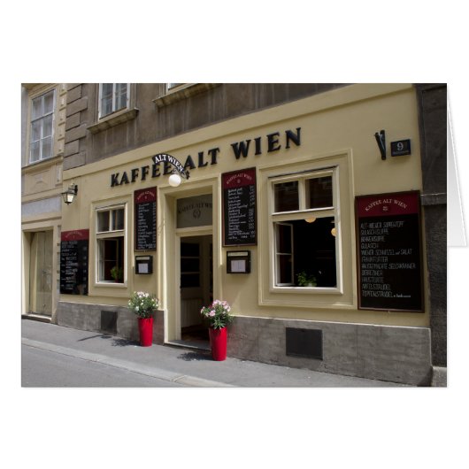 Kaffee Alt Wien, Wenen Oostenrijk (Voorkant Horizontaal)