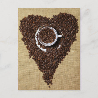 Kaffee Herz Briefkaart