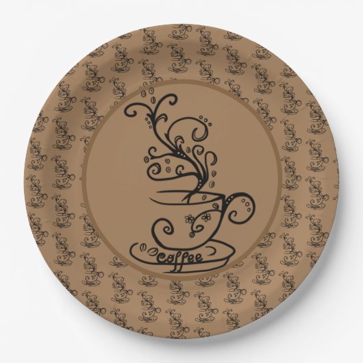 Kaffee  papieren bordje (Voorkant)