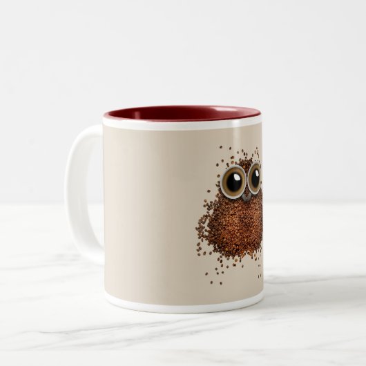 Kaffee-Tasse für Morgenmuffel Tweekleurige Koffiemok (Voorkant links)