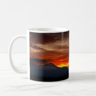 Kaffee Tasse Sonnenuntergang Koffiemok