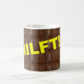 Kaffee und Schokolade HILFT! - Tasse Koffiemok (Center)