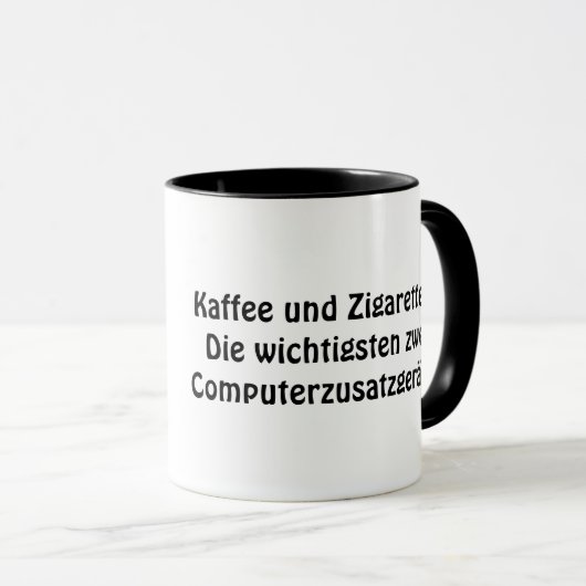 „Kaffee und Zigaretten: Die wichtigsten zwei .... Mok (Voorkant rechts)