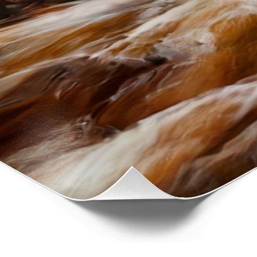 Kaffee-Wasserfall Poster | Surrealistisch (Hoek)