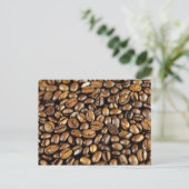Kaffeebohnen Briefkaart (Staand voorkant)