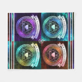 Kaffeeklatsch-Fleece Blanket Fleece Deken (Voorkant (Horizontaal))