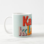 Kaffeeklatsch Personalized German Coffee Social Koffiemok (Links)